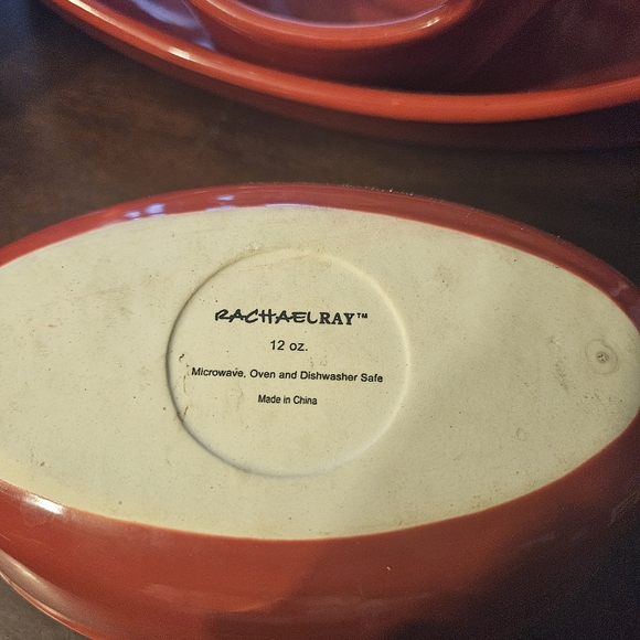 Rachael Ray Bold Red Ceramic Dish - Picture 5 of 7